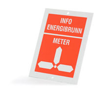 Info sign Aluminium
