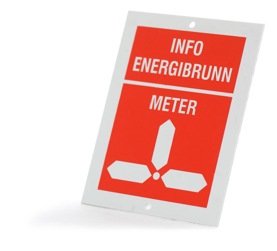 Info sign Aluminium